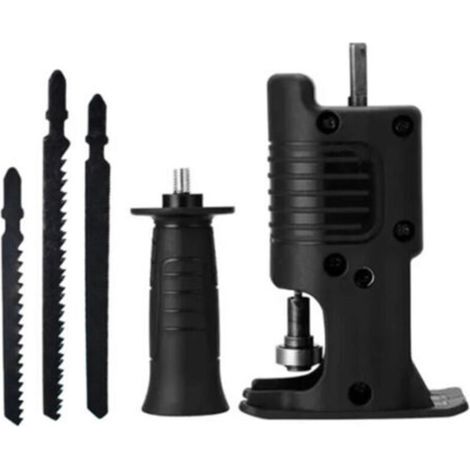 Adaptateur pour scie sauteuse, kit d'accessoires pour perceuse électrique portable, outils de coupe pour le travail du bois (1/5)