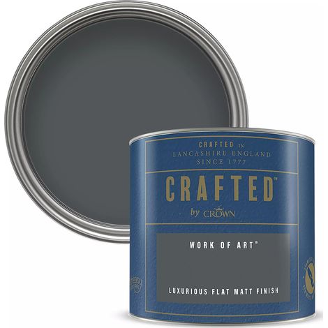 Crown Crafted Luxurious Flat Matt Emulsion 125ml (1/3)