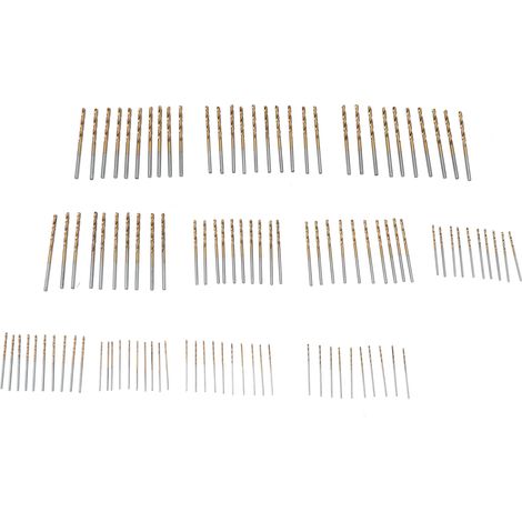 100 Forets à Percer en Titane Haute Résistance pour Bois, Métal, Acier et Béton (1/5)