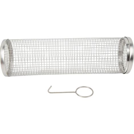Panier Gril Tournebroche Universel en Acier Inoxydable - Accessoire pour Barbecue Extérieur (1/5)