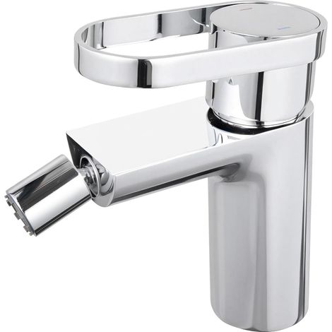Mitigeur Lavabo Chromé Bec Pivotant 360° - Robinet Économiseur d'Eau avec Test au Sel 24h pour Vasque Encastrée (1/5)