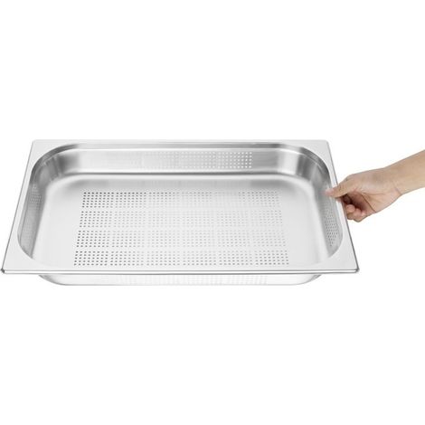 Bac Gastro Inox Perforé GN 1/1 - 65 mm - Vogue