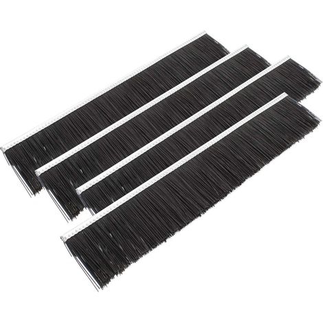 Juego 4 cepillos repuesto máquina barredora césped 95cm Set completo Recambio Jardín Jardinería