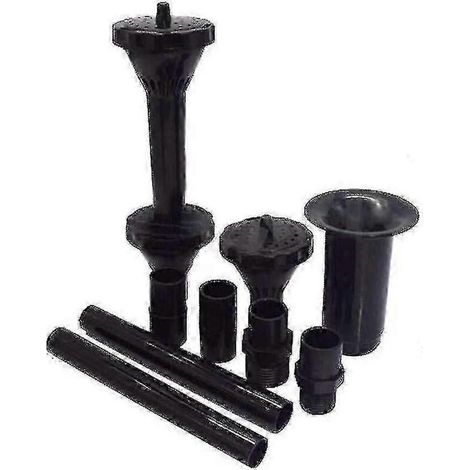 9pcs Small Nozzle Heads Kit Nozzle Water Fountain Fountain For Pond Fountain Submersible Pump Black Pool s202412247898 (1/5)