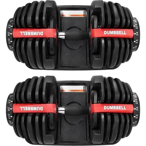Beinstrecker, verstellbare Hantel, robuste Konstruktion, 2 Stück à 24 kg (1/2)