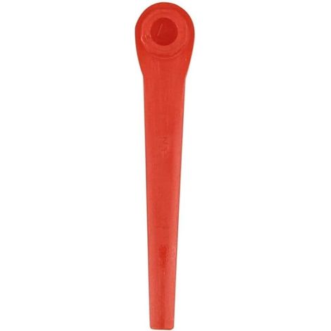 Packung mit 100 Kunststoffklingen, kompatibel mit Gardena Rasentrimmern, Ersatzklingen für Gardena Akku-Rasentrimmer (1/5)