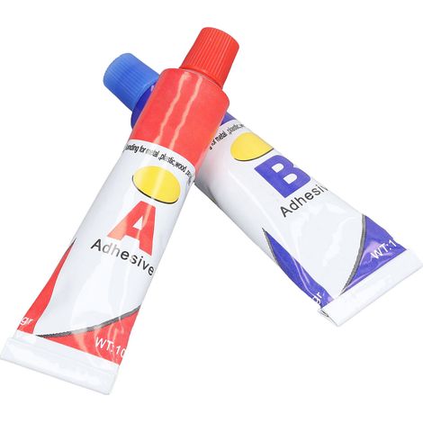 20 tubes de colle acrylique à séchage rapide et haute résistance pour la réparation de métaux, idéale pour les moteurs de voiture. (1/5)