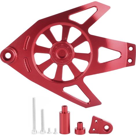 Cache-moteur moto, protège-carter latéral, béquille stator, adapté Yamaha NVX/Aerox 155 2015-2019, rouge (1/5)
