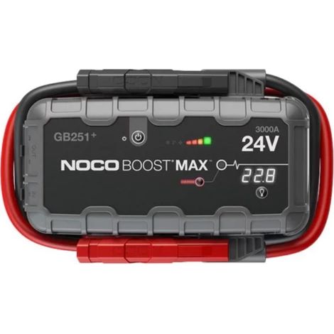 Booster de démarrage 24 V 3000 A Lithium – Compatible batteries plomb-acide – Protection thermique avancée – Lampe 600 lumens – Noco (1/3)