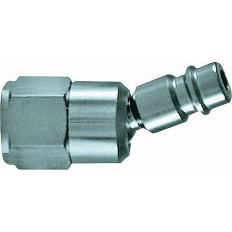 Raccord mâle articulé tournant DN 7,2 acier nickelé fiche DN 7,2 Filetage extérieur - filetage int. G 3/8 po. (1/3)