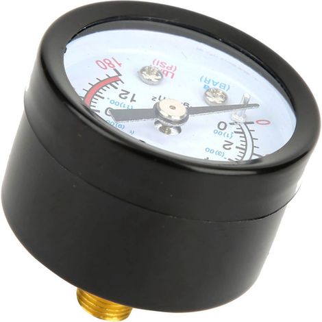 Manomètre de pression pour compresseur d'air Y40, instrument de mesure de pression à boîtier en fer (1/5)