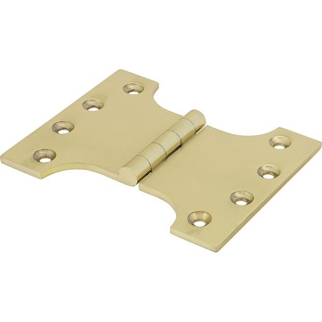TIMCO Parliament Brass Hinges Polished Brass - 102 x 125