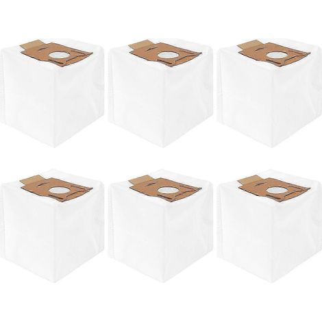 Lot de 6 sacs à poussière compatibles pour robots aspirateurs Ecovacs Deebot Ozmo T8, T9 et T9max. (1/5)