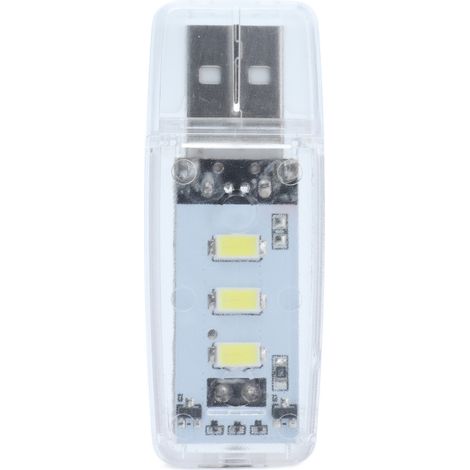 Lampe USB portable mini veilleuse à détection lumineuse, éclairage économique pour ordinateur, réaction sensible. (1/5)