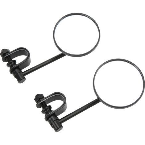 Rétroviseurs Moto Ronds 360° Réglables - Kit de 2 Rétros Universels pour Guidon, Remplacement pour Ranger Stick King GN (1/5)