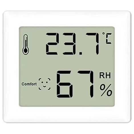 LaBlanc – Haushalts-Raumthermometer, digitales Innen-Hygrometer-Thermometer, umweltfreundliches großes LCD-Display, geeignet für Innen-, Weinkeller- und Schlafzimmer-Hygrometer-Thermometer