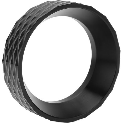 Entonnoir doseur à café professionnel anti-éclaboussures, finition polie, 53 mm, noir (1/5)