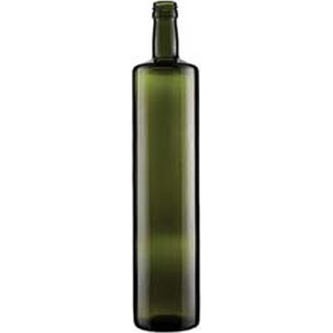 48PZ BOTTIGLIA DORICA CILINDRICA PER OLIO VERDE  - capacità lt.0,25 - tappo 31,5
