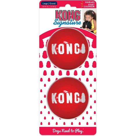 Kong signature balls large - dog toy