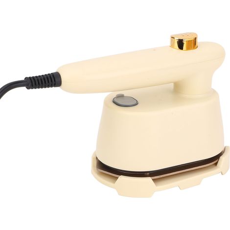 Fer à vapeur portable miniature compact pour vêtements repassage sec et humide 120ML ABS 107x76x223mm voyages dortoir camping-car UE 220V (1/5)
