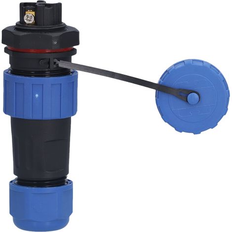 Wasserdichter Stecker mit Rückmutter IP68 Luftfahrt-Stromanschluss 250V für Kabel und Leitungen LP204 Pin (1/5)