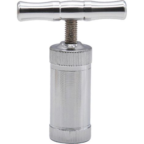 Presse-gingembre avec poignée ergonomique amovible, haute résistance, étanche, facile à presser, multifonctionnelle, en zinc. (1/5)