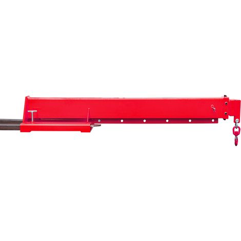 Bras de levage pour chariot élévateur - 3000 kg - portée jusqu'à 3,5 m - Avec crochet de levage MW Tools JIB3000 (1/3)
