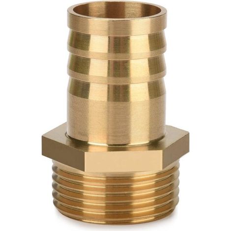 Messing-Rohrverschraubung 1" AG x 1" (25 mm) - Endadapter - 1 Stück - OUYLAF (1/5)
