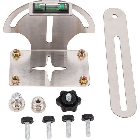 Support Mur Rotant pour Nivelleur avec Bulle Intégré - Fixation Murale Étanche pour Outils de Mesure (1/5)