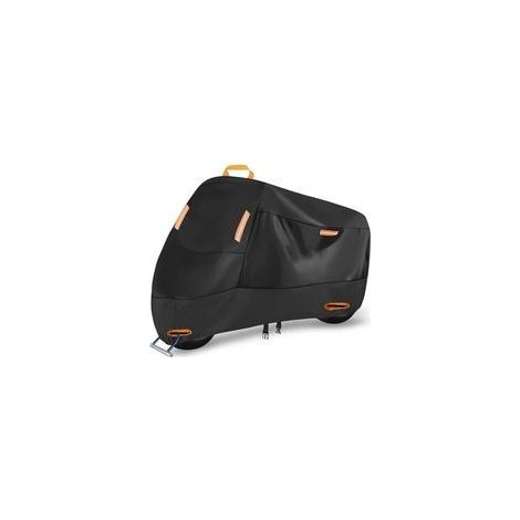 Housse de moto imperméable en tissu Oxford 210D Dimensions XXL 245 x 105 x 125 cm Protection solaire et anti-poussière Design antivol