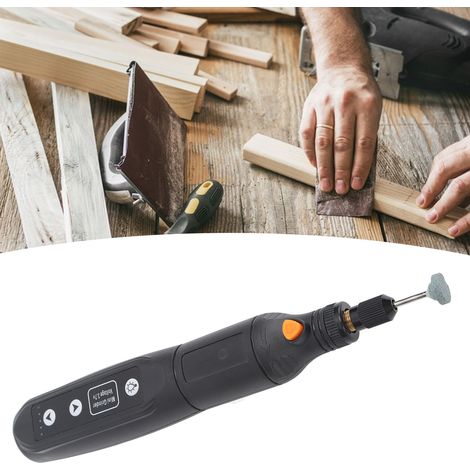 3.7V Batterie Amovible Meuleuse Électrique Portable pour Bricolage Gravure Polissage avec Batterie Incluse - KZQ (1/5)