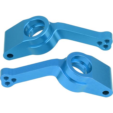 Porte-moyeu arrière en alliage d'aluminium (gauche/droite) pour voiture RC à l'échelle 1/10 FS 53633 / 51805 / 51806 (bleu) (1/5)
