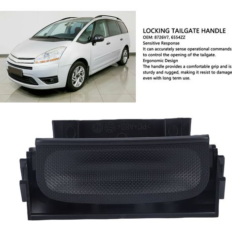 Heckklappen-Verriegelungsgriff 8726V7, wasserdichter Mikroschalter, komfortabel für Citroën C4 Picasso 2006-2013 (1/5)