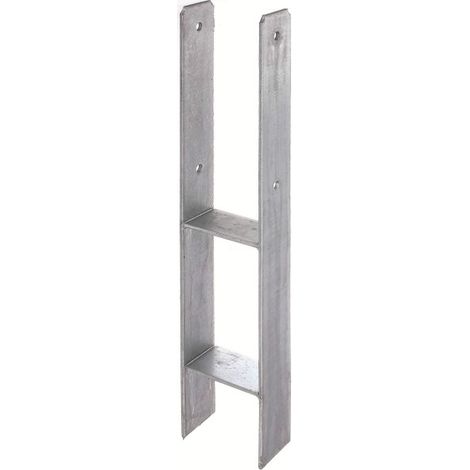 Pfostenträger H-Form verzinkt 141x600x6