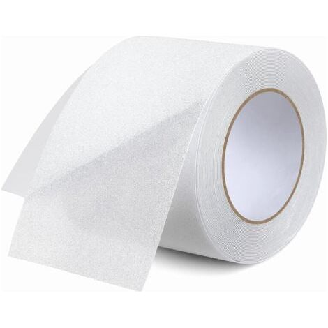 Ruban adhésif antidérapant antidérapant en PVC de 5 m x 5 cm antidérapant pour décoration de sécurité au sol(white) (1/5)