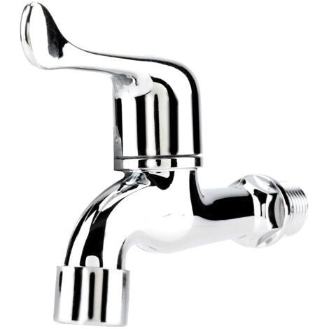 Plastic Washing Machine Faucet, Basin Water Tap with Single Spout Handle 1 (1/5)