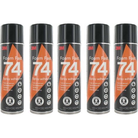 3M Schaumfest 74 Aerosolkleber - Spezialschaum x5