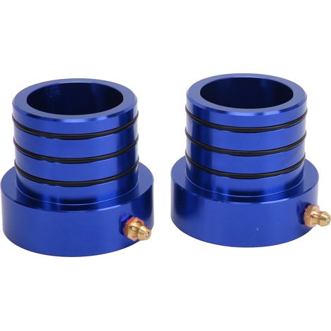 Jeu de 2 joints d'étanchéité pour tube d'essieu avant, en alliage d'aluminium résistant à l'oxydation, compatible avec Jeep Wrangler, Cherokee et TJ Blue. (1/5)