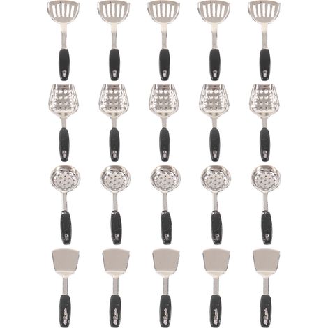 Cuillère miniature à l'échelle 1:12 ou 1:16 pour cuisine de poupée, accessoire décoratif. (1/5)