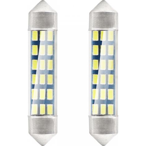 Bombillas LED estándar 3014 18SMD tipo festón C5W C10W C3W 41mm blancas 12V amio-01092 (1/3)