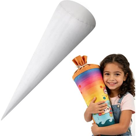 Stoffschultasche, große, bequeme Schultasche für Jungen und Mädchen, Schulanfang (70 cm) (1/5)