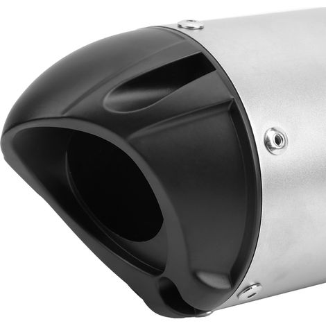 Motorradmodifikation: Modifiziertes 51-mm-Universal-Auspuffendrohr in Titanfarbe (1/5)