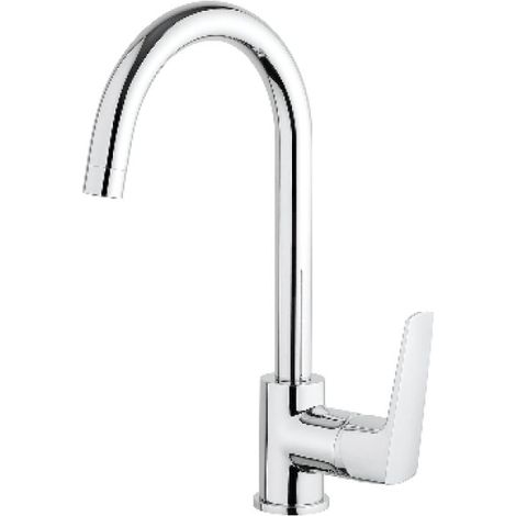 MISCELATORE MONOCOMANDO LAVELLO CANNA ALTA SPARTACO Cromo