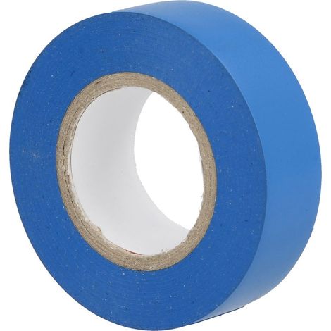Ruban isolant PVC bleu 0,15 x 15 mm rouleau de 10 m