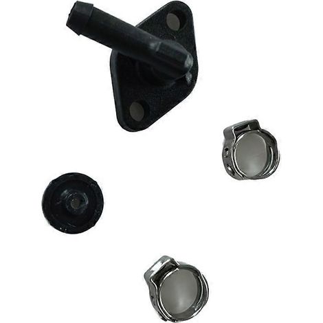 Reparaturset für Kärcher SC1/SC2 Dampfreiniger – Ersatzteile: L-förmiger Dampfauslassverbinder und Schlauchschellen (1/5)