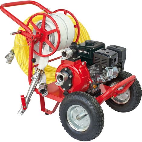 AIRMEC MSHP 50 Motopompa Carrello Antincendio LONCIN 6,5 HP BENZINA