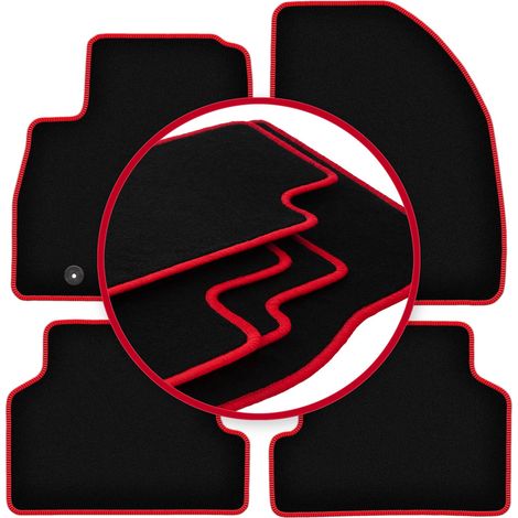 CARLUX-RED Autofußmatten für: Ford Focus MK2 Kombi, Limousine, Fließheck (2004-2011) (1/5)