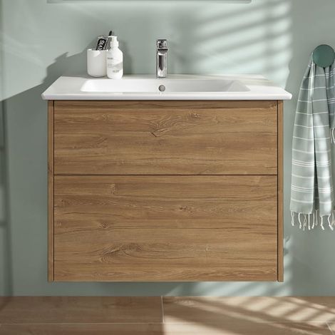 Villeroy & Boch Finero Waschtischunterschrank 80 cm mit Waschtisch, 2 Auszüge (1/5)