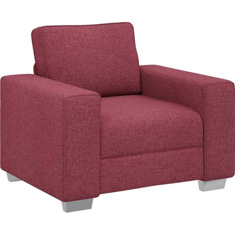 Fauteuil relax  Fauteuil Bordeaux 100 cm tissu (1/5)