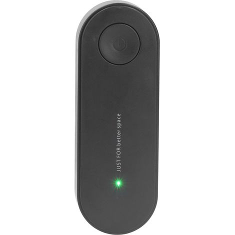 Purificateur d'air à ions négatifs silencieux, désodorisant anionique pour la maison, secteur 90-240 V, noir, prise UE (1/5)